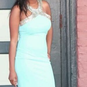 Lulu's  body conscious dress with  Sequence